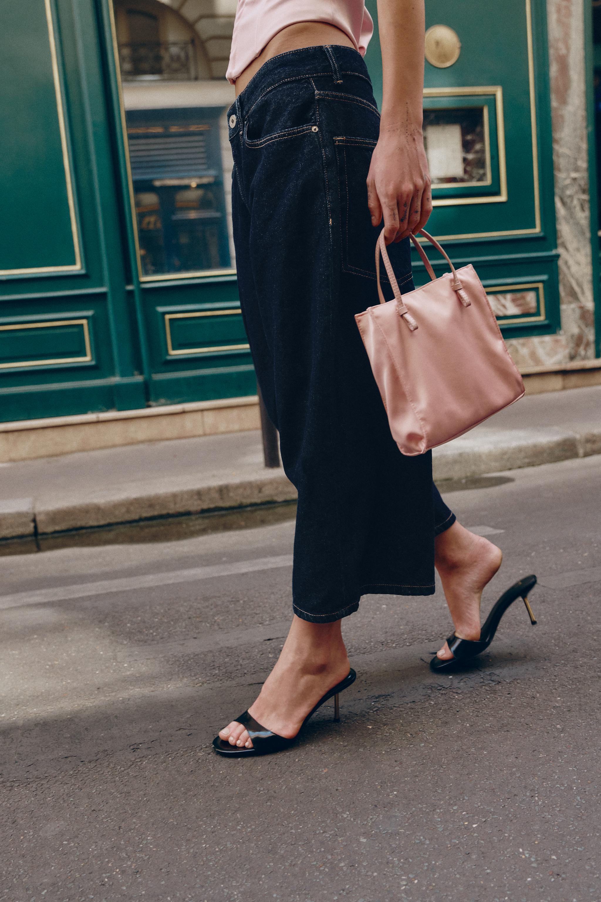 SATIN HANDBAG